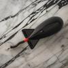 Fishing Rocket Feeder Carp Fishing Rocket Feeder Spod Bomb Float Lure Bait Holder Pellet Rocket Feeder Black Fishing Accessory