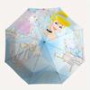 Cinderella, Castle Automatic Opening and Closing Umbrella - 8 Ribs Portable Folding Umbrella with Plastic Handle, Suitable for Leisure and H