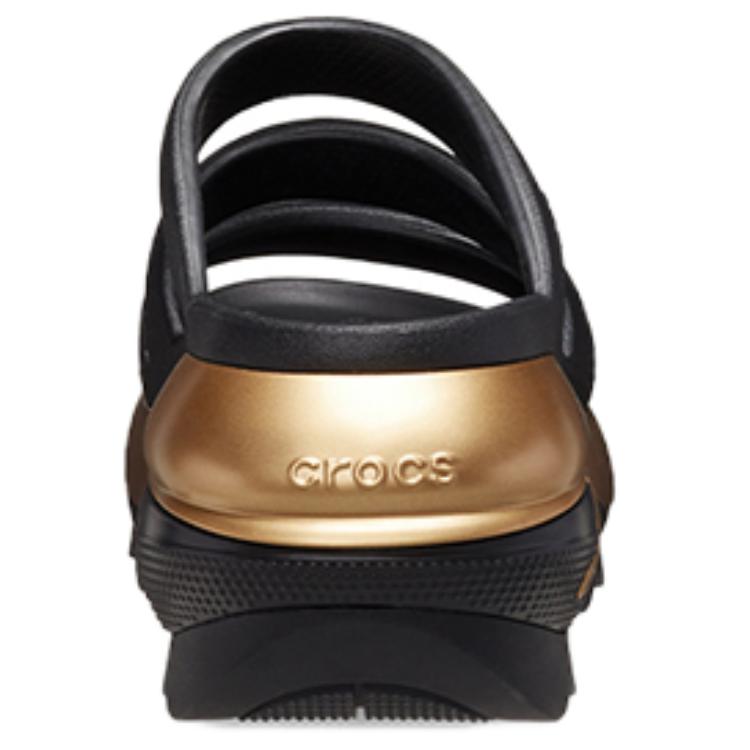 Crocs Comfortable Fashion Slip-On Sandals Women Footwear Black Gold 210459-072