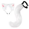 New Halloween Party Adjustable Simulation Fox Tail Plush Fox Ears Hair Band Cosplay Anime Exhibition Dress Up Anime Accessories
