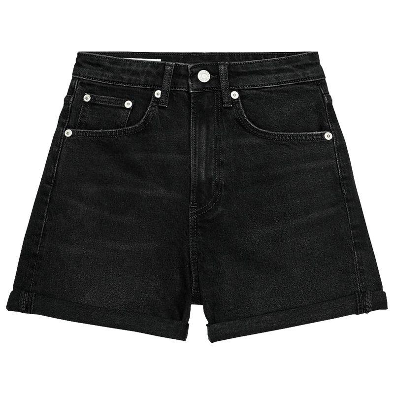 Zaprha 2025 New Arrival High Waist Loose Comfortable Edition Type Straight-leg Casual Denim Shorts Female Slim Looking 8197107