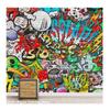 3D Stereo Brick Wall Graffiti Mural Bar KTV Cafe Restaurant Mural Wallpaper