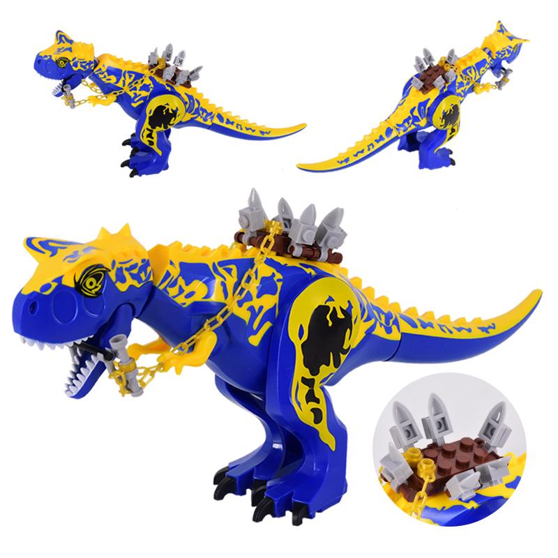 Jurassic Dinosaurs Building Blocks Brachiosaurus DIY Big Size Tyrannosaurus Action Figure Models Children Toys Animals Gifts