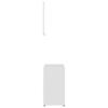 4 Piece Bathroom Furniture Set White Particleboard