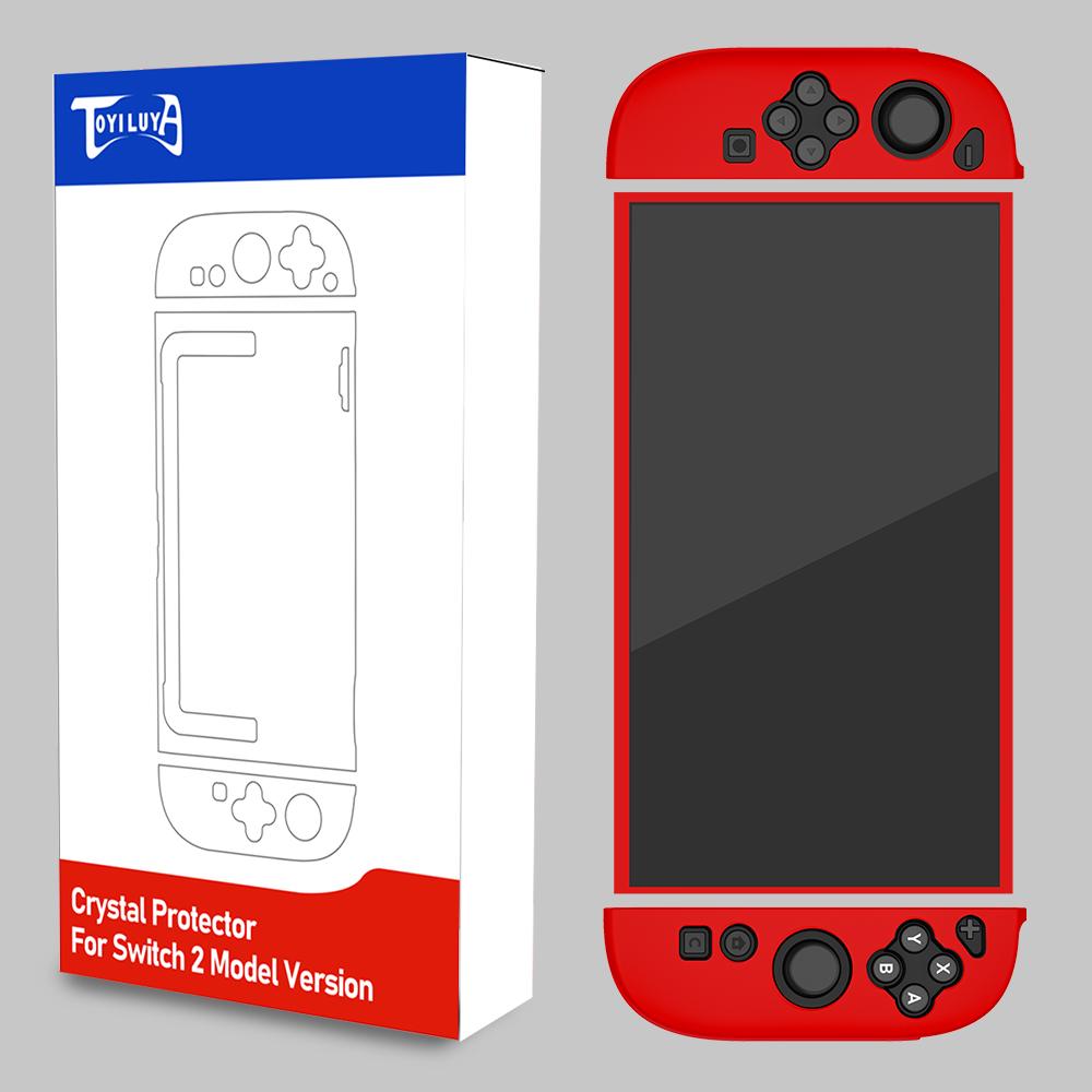 Split Soft Silicone Cover Rubber Case Protective Skin Protection Shell Rubber Case for N Switch 2 2025 NS2 Game Console