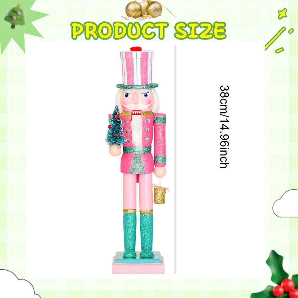 Christmas Nutcracker Decor Doll Christmas Decoration Nutcracker Figure for Party