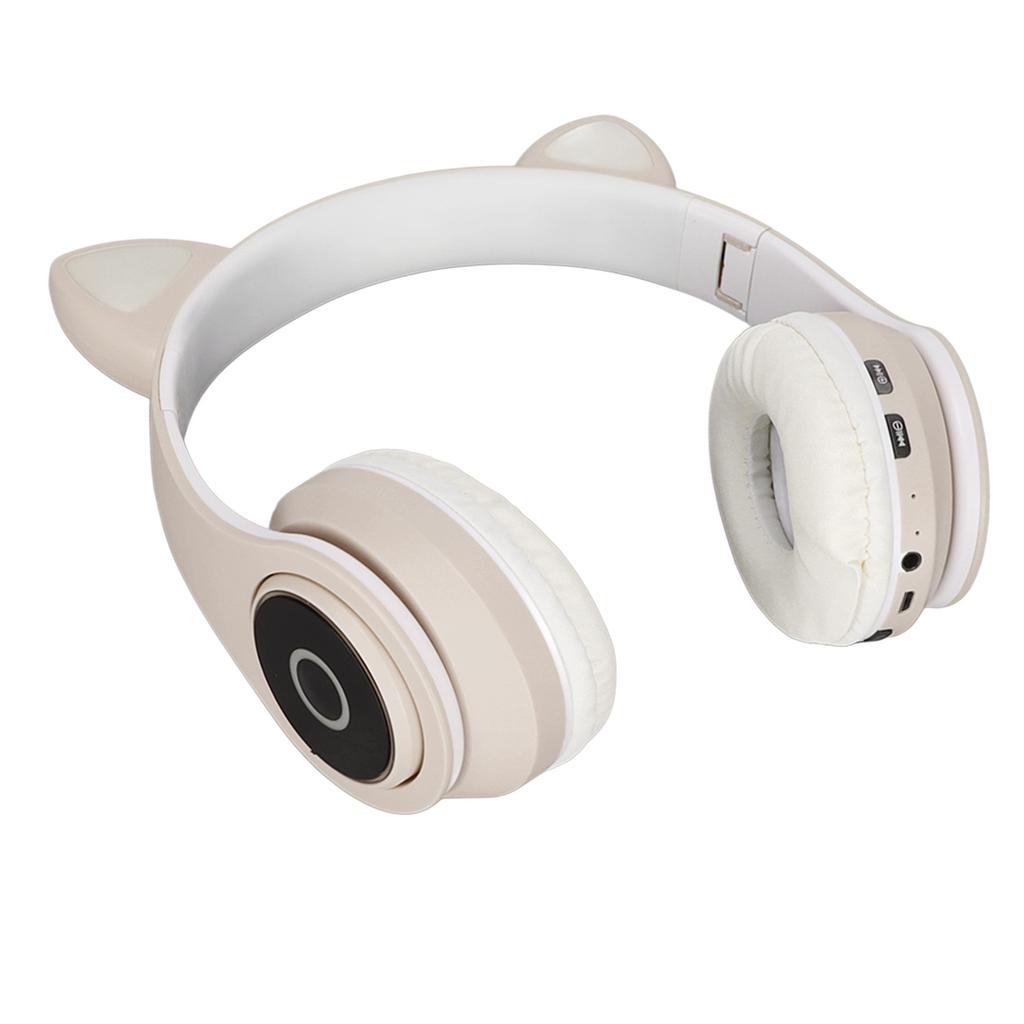 LXB39A Cat Ear Bluetooth Headset Cute Adjustable Bass Portable Wireless Bluetooth Headset with