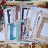 35Pcs Vintage Photo Frame Pattern Scrapbooking Journal Album Happy Planner HandCrafts Decoration Stickers Journaling Project