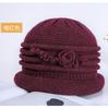 Winter new fashion warm adult hat outdoor cold simple rabbit hair blend knitted hat elegant women's hat