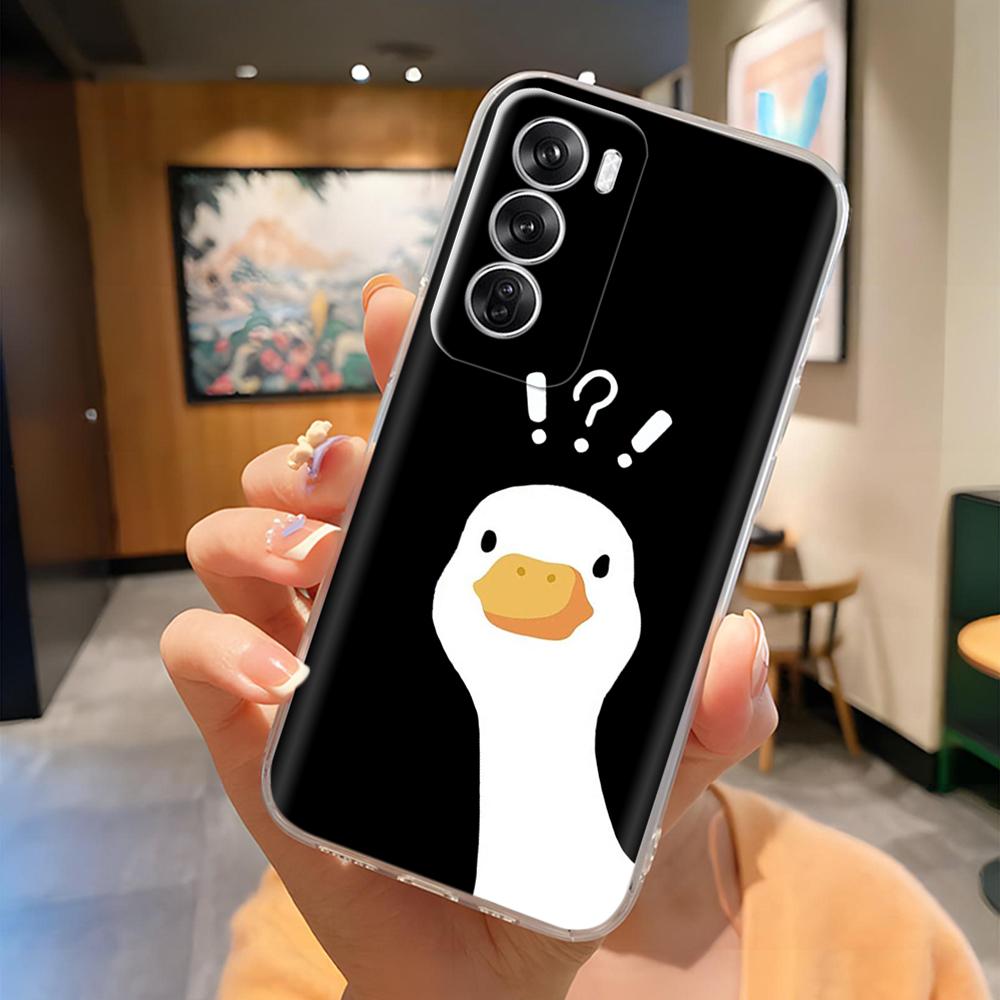 Case For Oppo Reno 12 Pro Case Soft TPU Clear Cover Cute Painted Silicone Cases For Oppo Reno12 12Pro 5G Protection Phone Coque