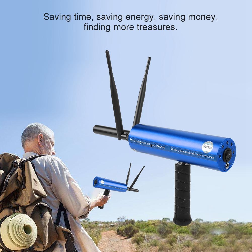 Detector de metale portabil profesional Telecomanda Aur Argintiu Scaner de cupru (albastru  )