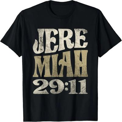 Jeremiah 29_11 Bible Verse Christian T-Shirt