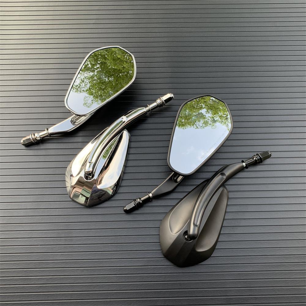 Motorcycle Rearview Rear View Mirrors Glass Back Side Mirror Right Left For Harley 883 1200 48