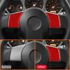 Carbon Fiber Car Steering Wheel Side Panel Trim Cover Decoration Sticker For Nissan 350z 2006-2009 Car Styling Auto Accessories