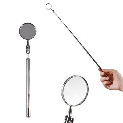 Telescopic Detection Lens Car Repair Inspection Round Mirror Angle View Tool