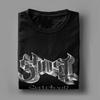 Unika Ghost Band Världsturné Skeletour 2025 T-shirts Herr Rundhalsad Bomulls-T-shirts Musik Kortärmad T-shirt 4XL 5XL Kläder