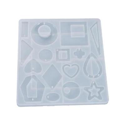 DIY Charms Ohrringherstellung Zubehör Silikon Kreative Ohrringformen Harzform Schmuckherstellung Gusswerkzeuge Ohrringhandwerk