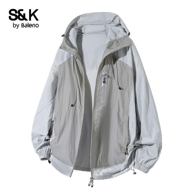 

Baleno Men s S&K Series UPF50+ Sun Protection Windbreaker 4XL