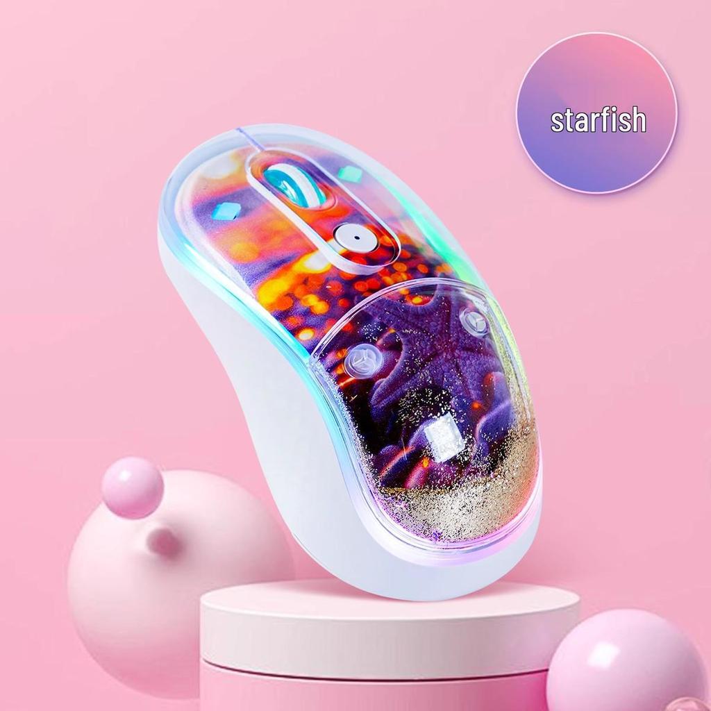 BENWIS Silent Colorful Dual-Mode Ergonomic Wireless Bluetooth Gaming Mouse with Rechargeable Battery