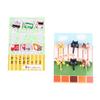 6Pcs Animal Cat Paw Fruit Fork Mini Cartoon Children Snack Cake Pick Toothpick