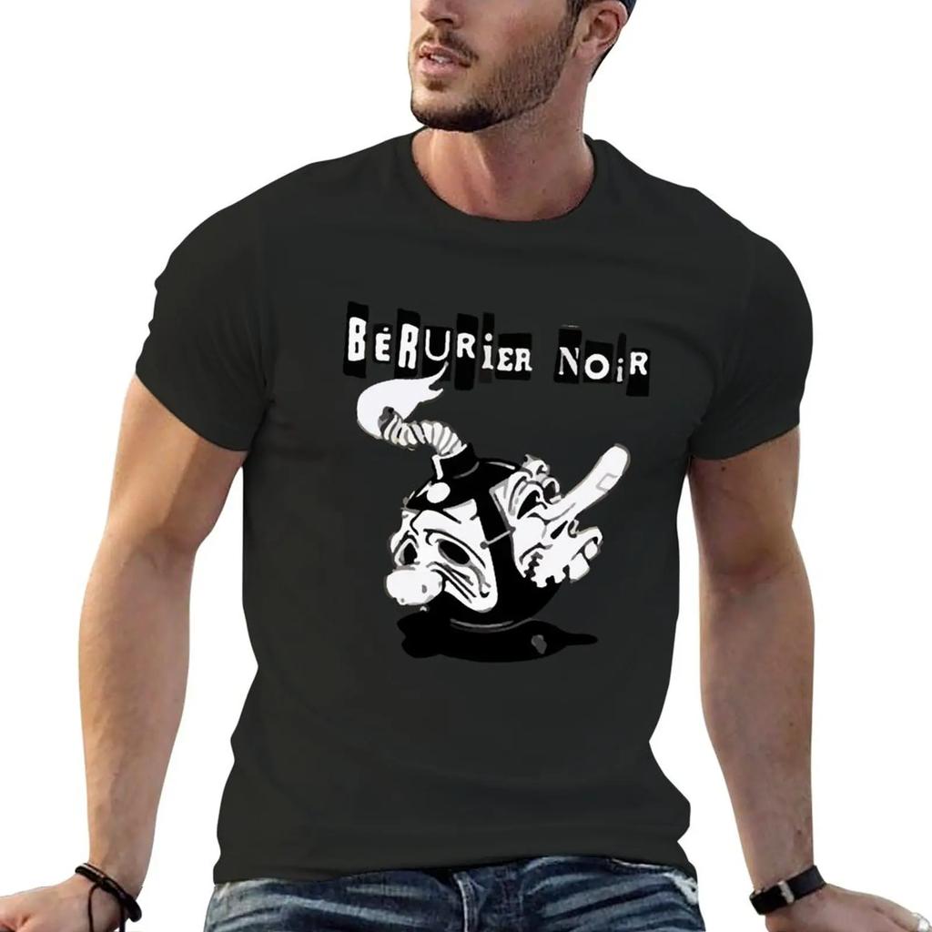 Berurier Noir T-Shirt Baggy Shirts Sweat Boys Animal Print Big and Tall T Shirts for Men