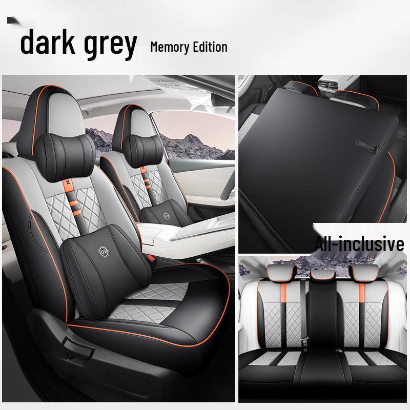 Universal Full Leather Car Seat Cushion for Aion SMAX - All-Season Comfort