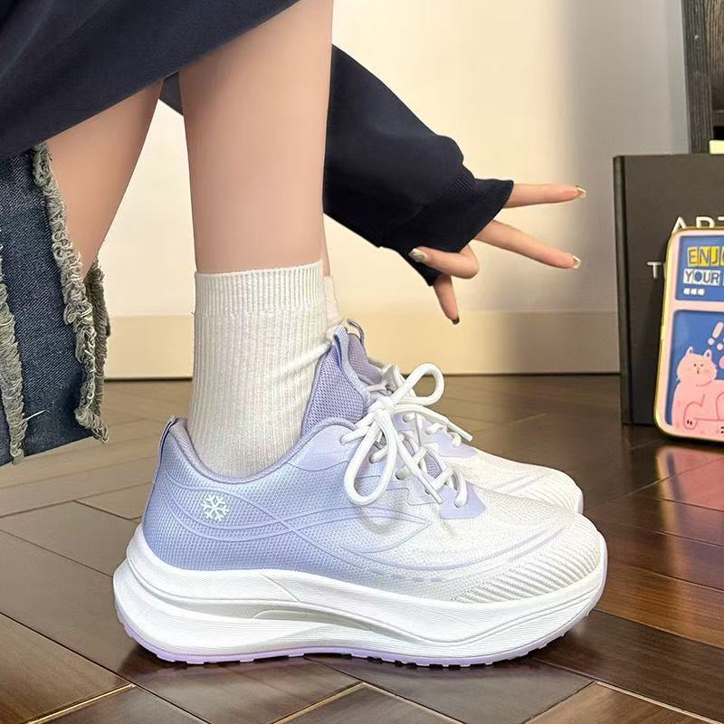 

New foreign trade running shoes women s spring and autumn new professional breathable soft sole non-slip fashion trend sports shoes 41 фіолетовий