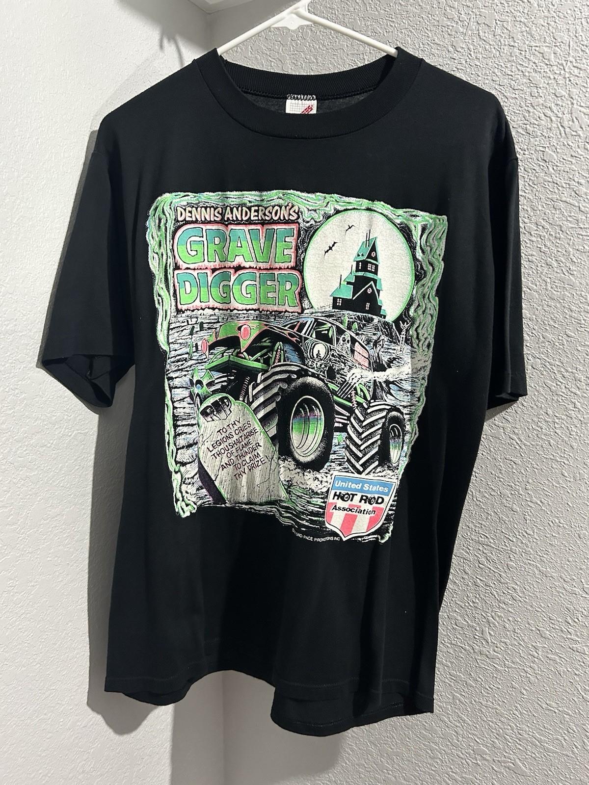 Grave Digger Shirt 1990s Reprint Gift Fan Unisex Shirt AN47845 XXXL