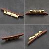 Guitar Bridge Rosewood Base Saddles Height Adjustable Guitar Bridge Replacement String Instrument Accessories Enduring