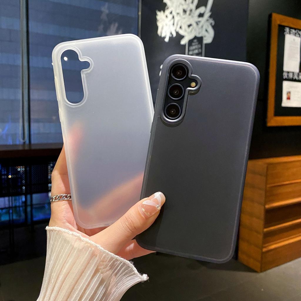 Samsung Terminator A15 matte mobile phone case is suitable for the new high-end rubber oil-skin anti-drop case wholesale.
