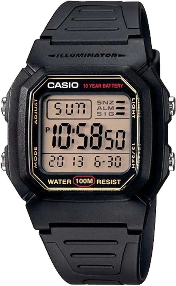 Casio Watch Standard Digital Genuine BOX Gold LCD Overseas Model [Casio] W-800HG-9AV Men's [Item]
