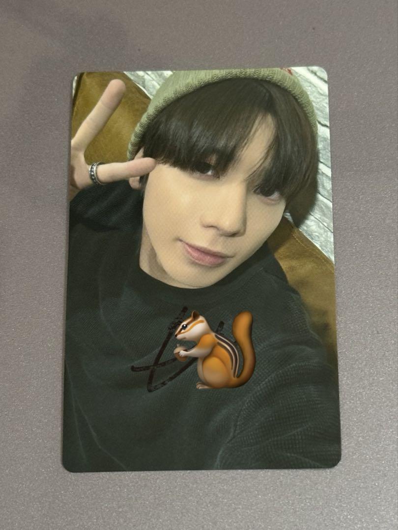 

[USED] TXT TOGHETER trading card Weverse autographed by Taehyung