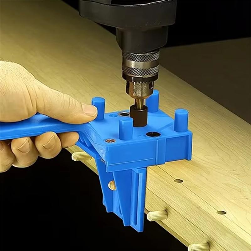 CYCLI-41Pcs 6/8/10Mm Drill Bit Woodworking Dowel Jig Drilling Doweling Hole Saw Drill Guide Hole Locator