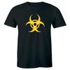 Biohazard Symbol Shirt Radioactive Danger Warning Toxic Men's T-shirt Tee