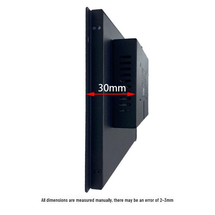 8" HD ლითონის LCD მონიტორი, 1080P სამრეწველო/მანქანაზე დასამონტაჟებელი დისპლეი HDMI ინტერფეისით