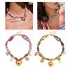 18K Gold Plated Necklace With Delicate Sea Charm Accent Stylish Clavicle Chain Neck Jewelry For Vacation Outfits
