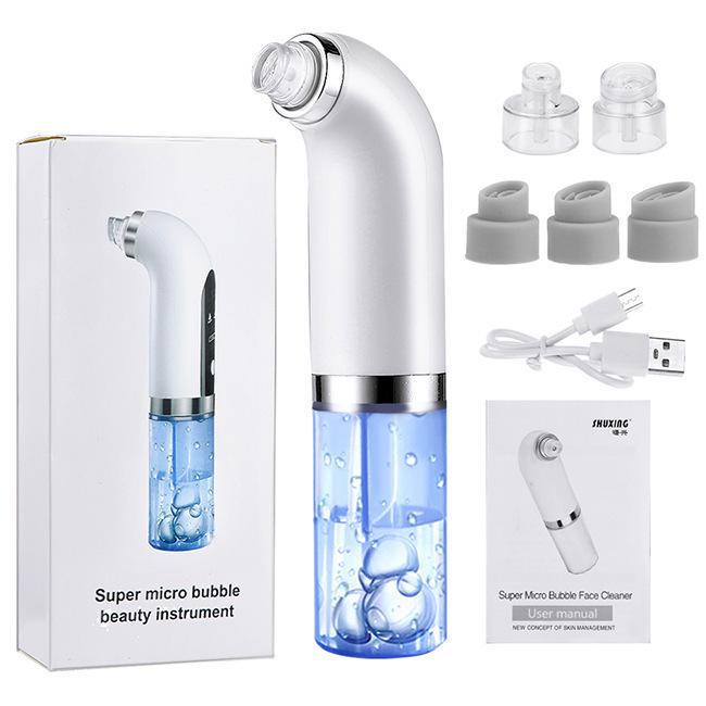 Portable Oxygen Facial & Pore Cleaner: Electric Blackhead Remover Device