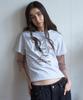 MILLO WOMEN Little Portrait T-Shirt [White Melange]