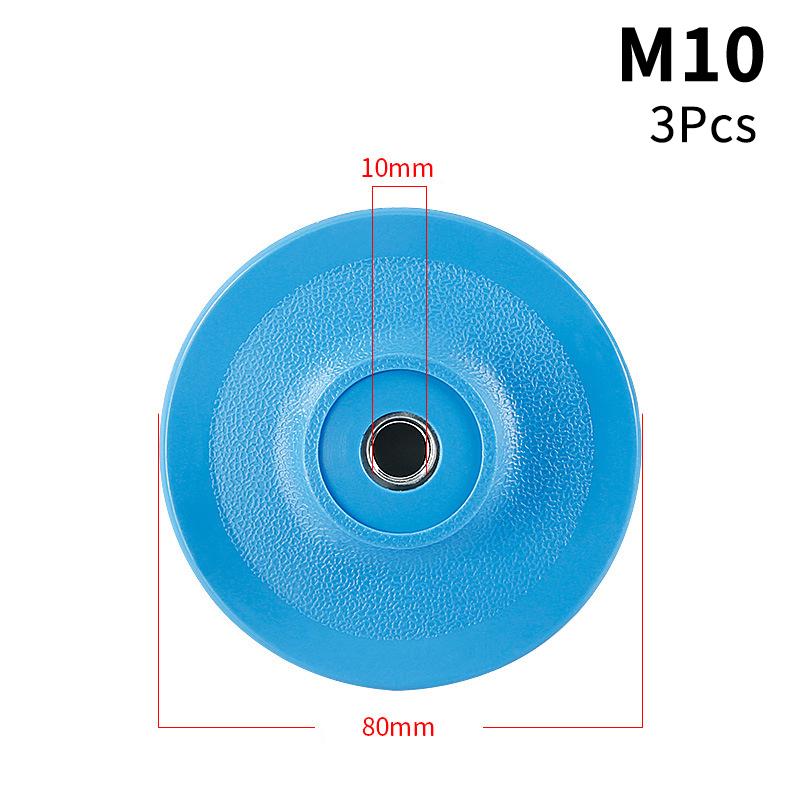 

Angle Grinder Polishing Pad Selfadhesive Sanding Disc Backing Plate Durable Set for Woodworking and Car Refinishing