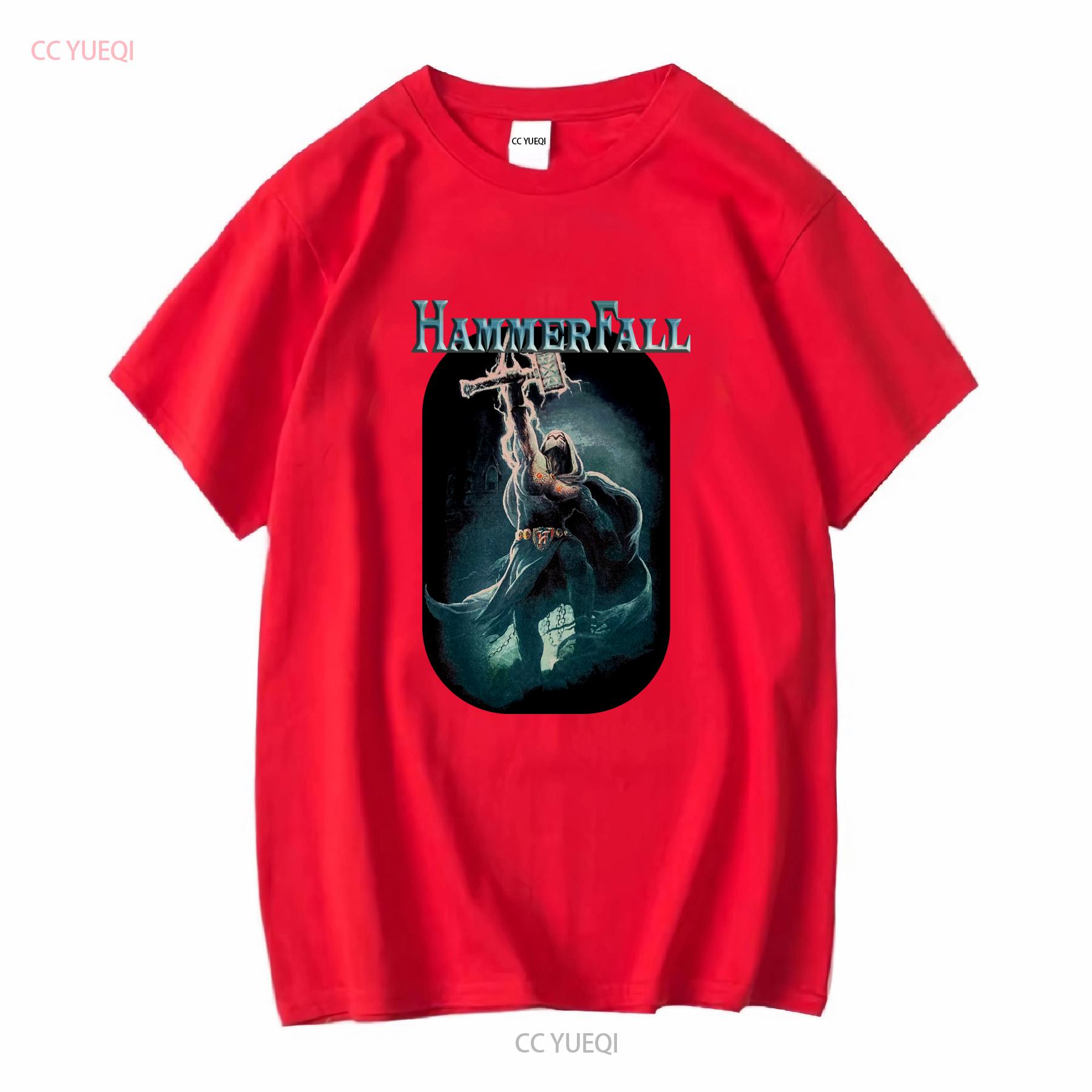 hammerfall hammer high T Shirt vintage Washed Stylish graphic Top For Everyday Wear homme designer clothes Casual Slightly S