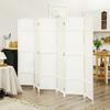 6-Panel Room Divider, Foldable Privacy Screen, Privacy Wall for Living Room, Bedroom, Home Office, White