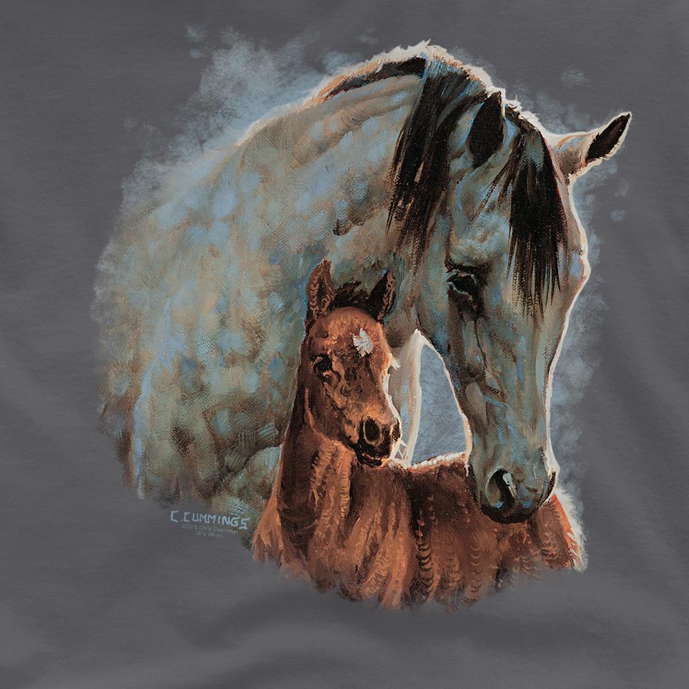 Wild Wings Unisex Adult Painted Horses T-Shirt