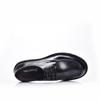 Men's British Style Genuine Leather Lace-up Round Toe Shoes - Casual & Business Formal with Thick Sole, Retro Design.