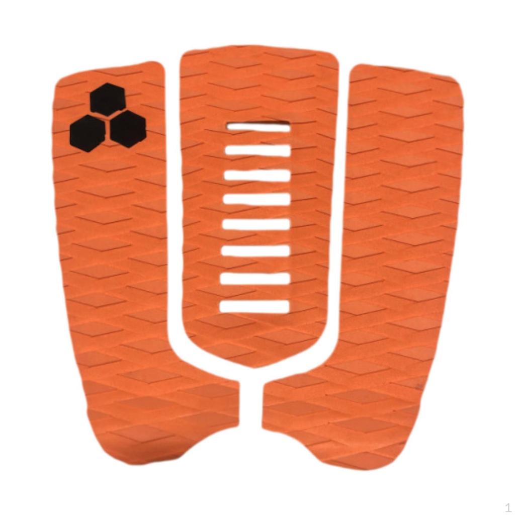 3 Anti-Slip Surfboard Traction Pads for Water Sports