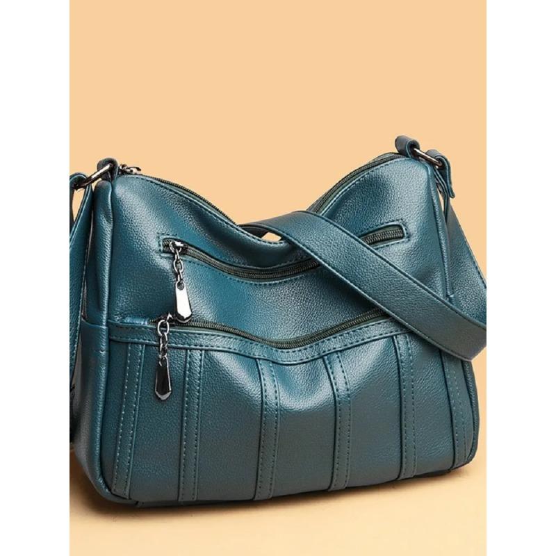 Nuova borsa a tracolla morbida in pelle per mamma da donna 2026, borsa a tracolla da donna per donne di mezza età e anziane, borsa a mano casual