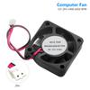 40x40x10 Mm DC 12v 2 Pin Wires 4010 Video Chip Graphics Card Cpu Computer Fan Cooler Heatsink Air