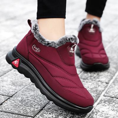 Cotton Shoes Winter Warm Snow Boots Men and Women One-pedal Cotton Boots Piled Thickened High-top Warm Boots
