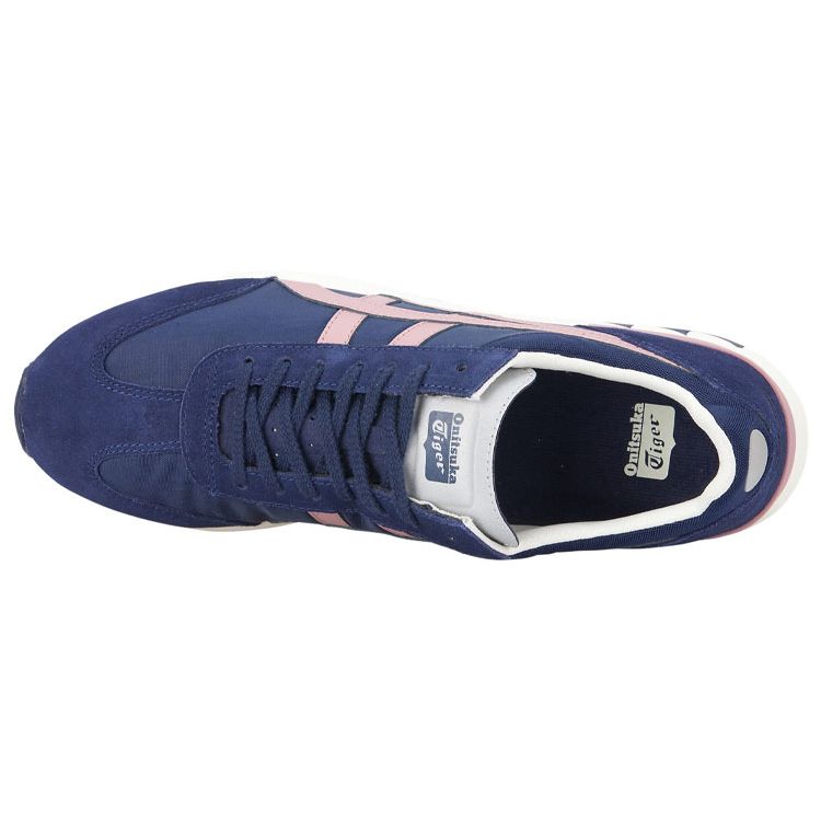 Onitsuka Tiger Unisex California 78 EX Blue Pink Textile Lace-Up Sneakers D800N-5824