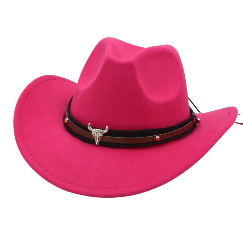 Unisex Trendy Western Cowboy Hat Cowgirl Cap Fedoras Costume Accessory For Halloween Christmas Birthday Masquerade Party Hats