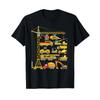 Types of Construction Excavator Bulldozer Truck Crane T Shirt Vintage Washed Casual Fashion Slightly Unisex Streetwear Homme